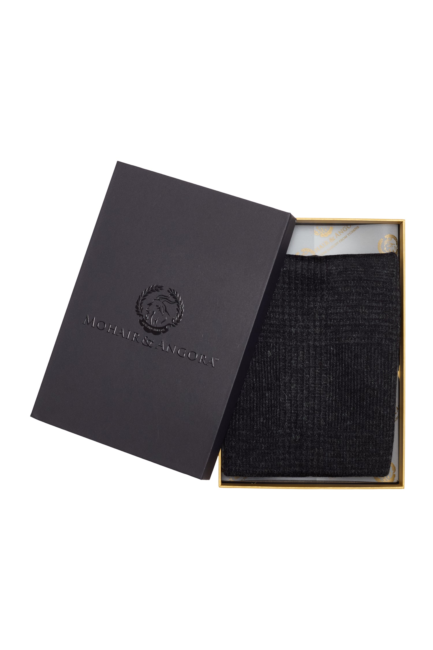 PHRYGIA SCARF BLACK-GRAY