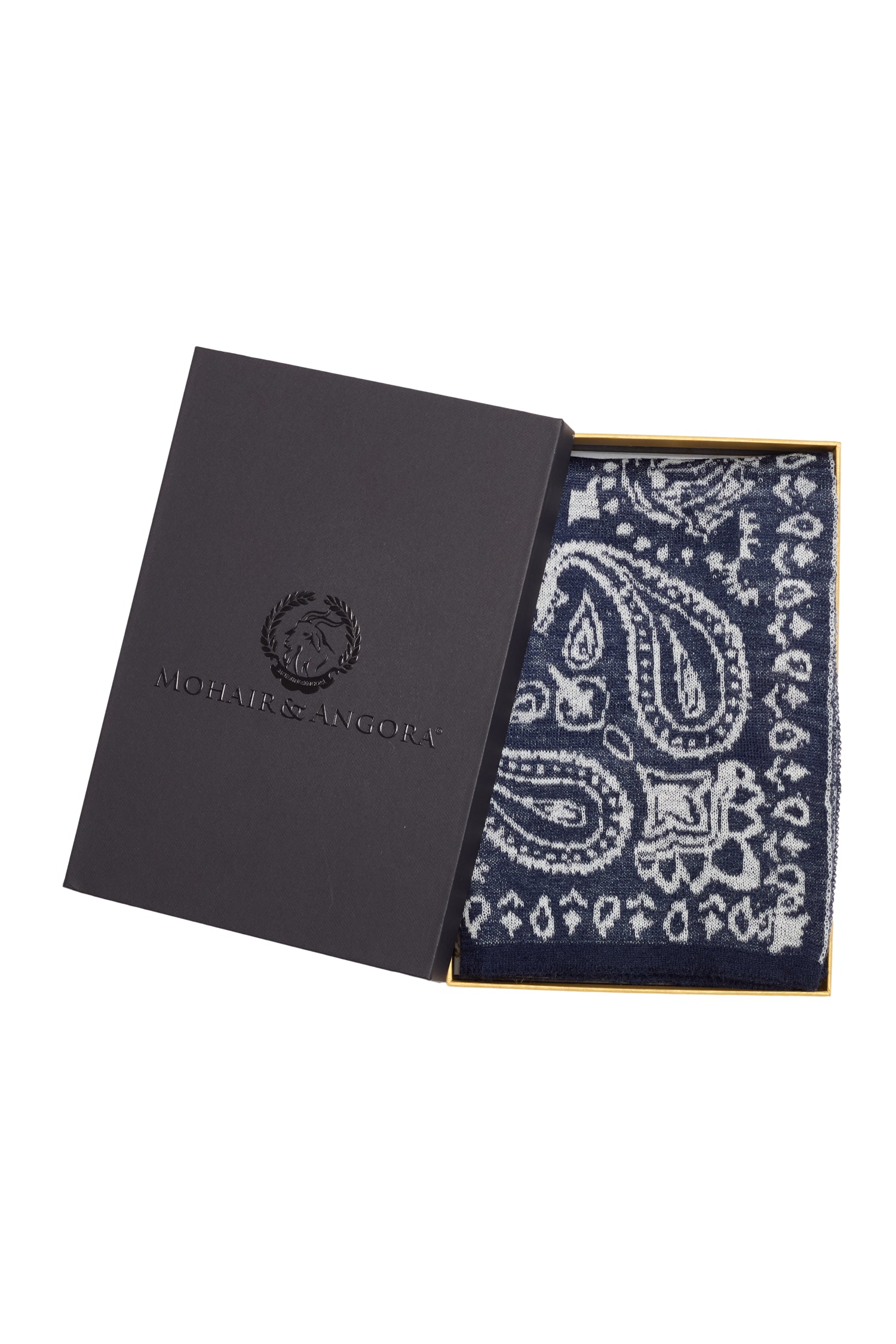 PERA FOULARD NAVY-ECRU