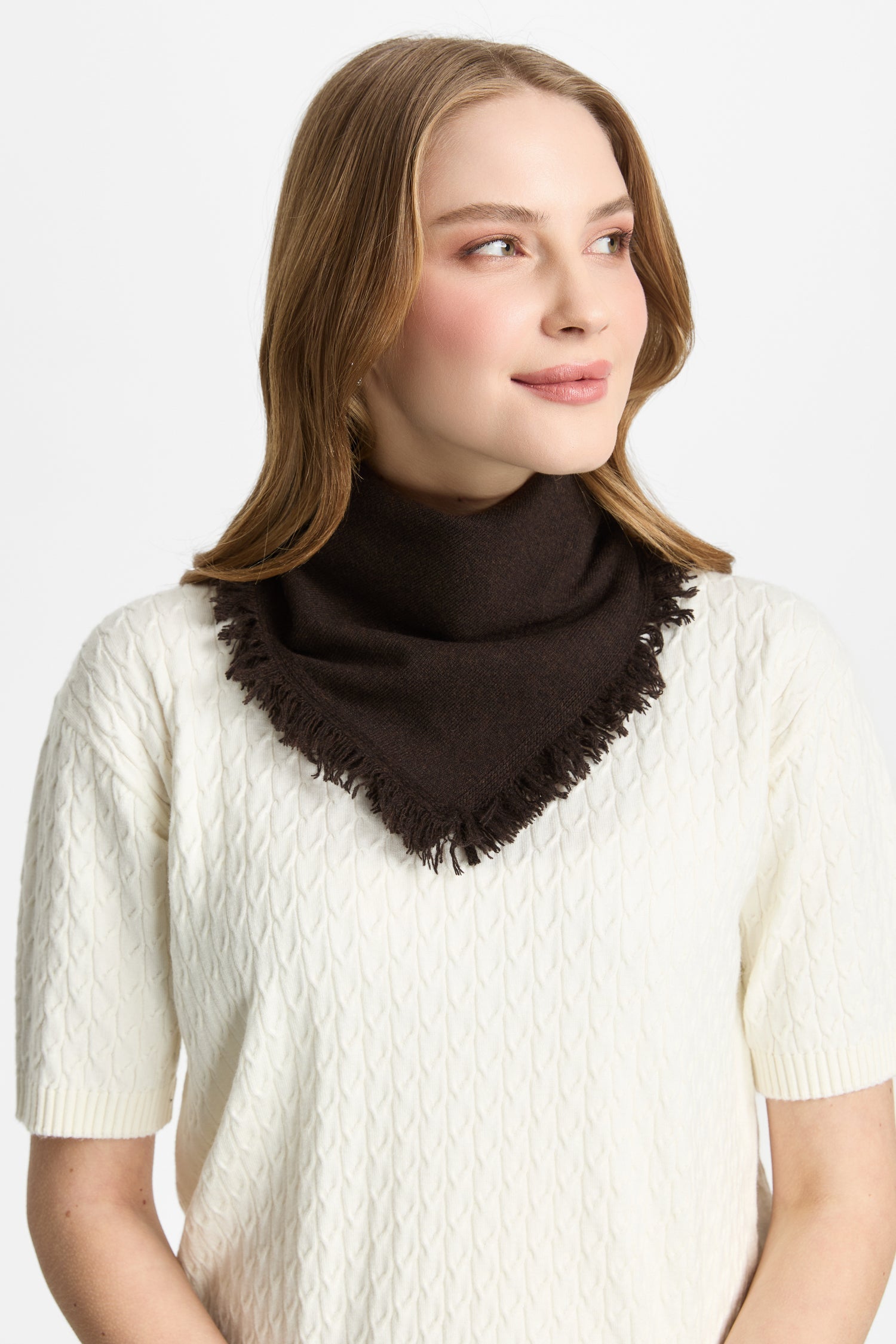 CARIA FOULARD BROWN