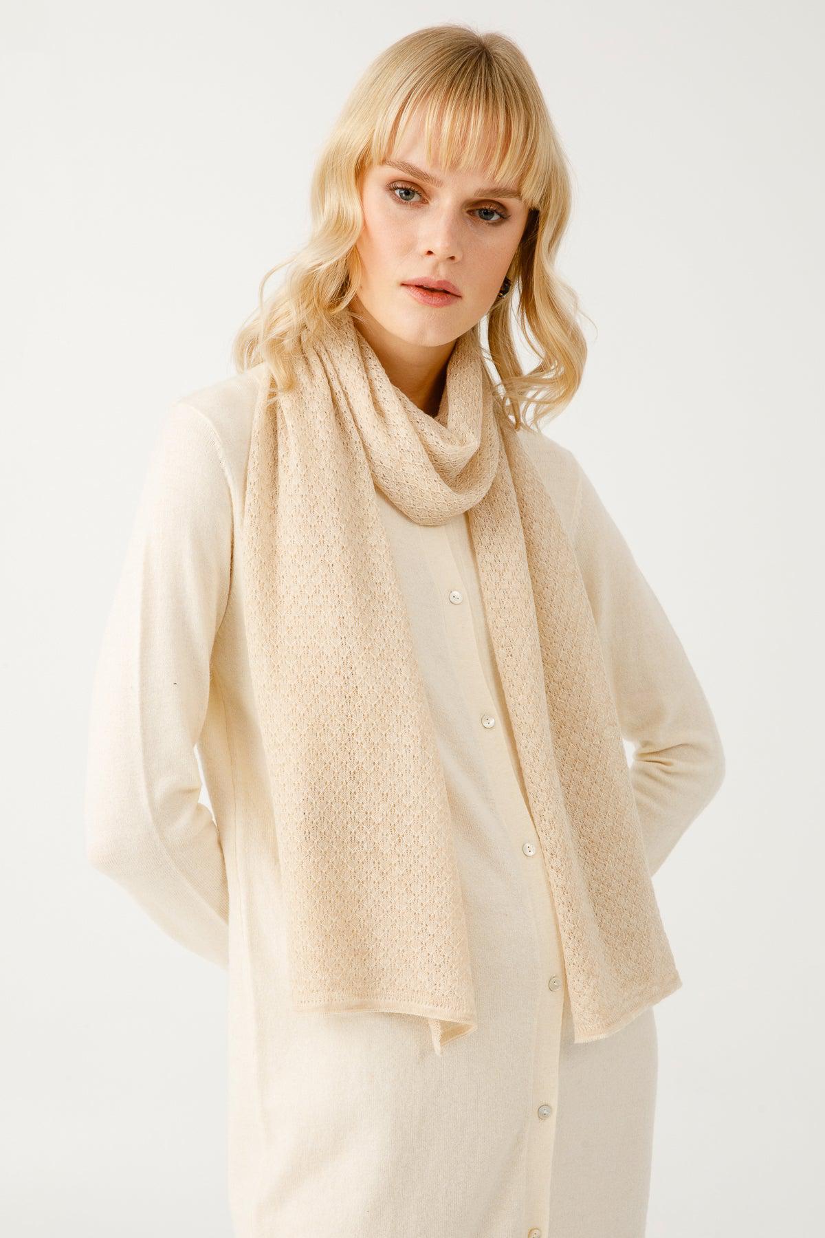 DIAMANT SJAAL-BEIGE