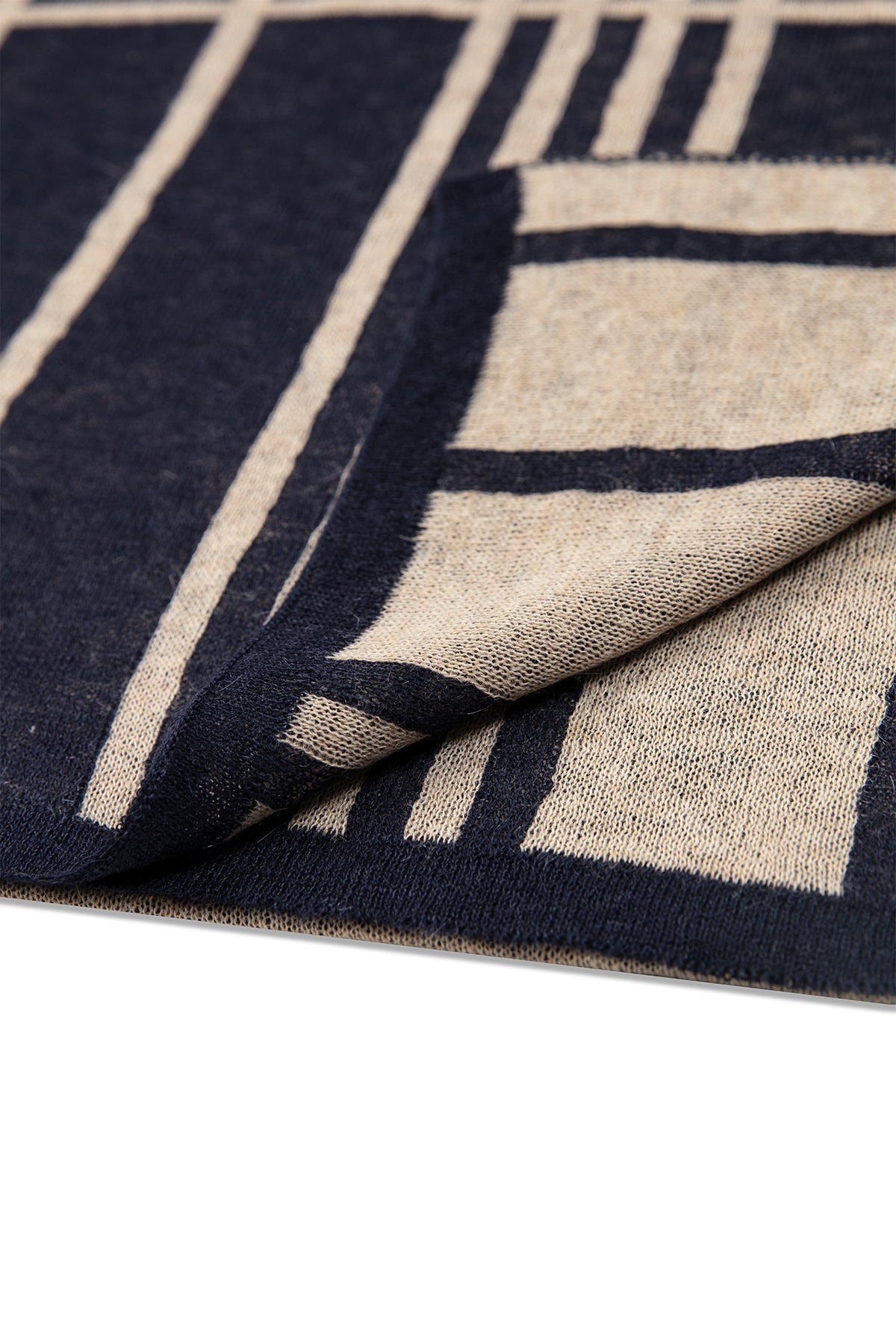 GALATIA SJAAL MARINEBLAUW-BEIGE