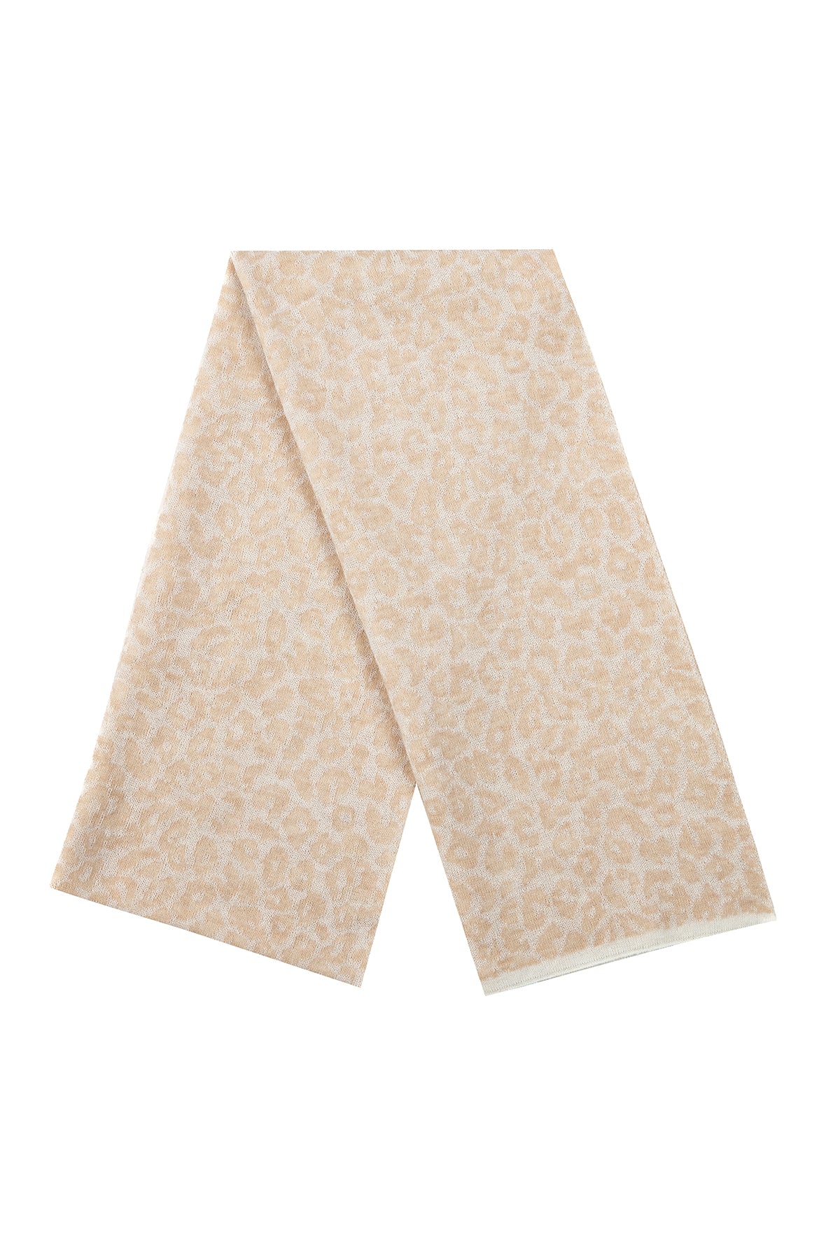 LUIPAARD SJAAL ECRU-BEIGE