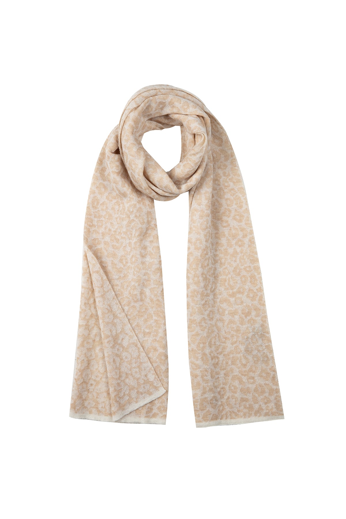 LUIPAARD SJAAL ECRU-BEIGE