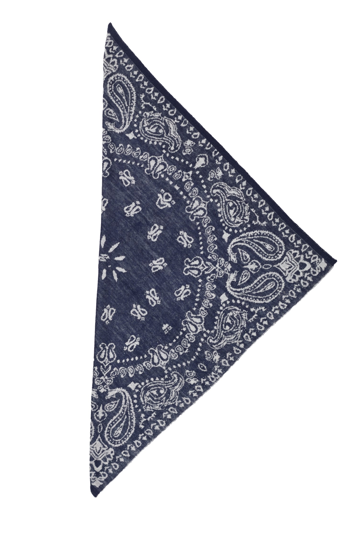 PERA FOULARD NAVY-ECRU