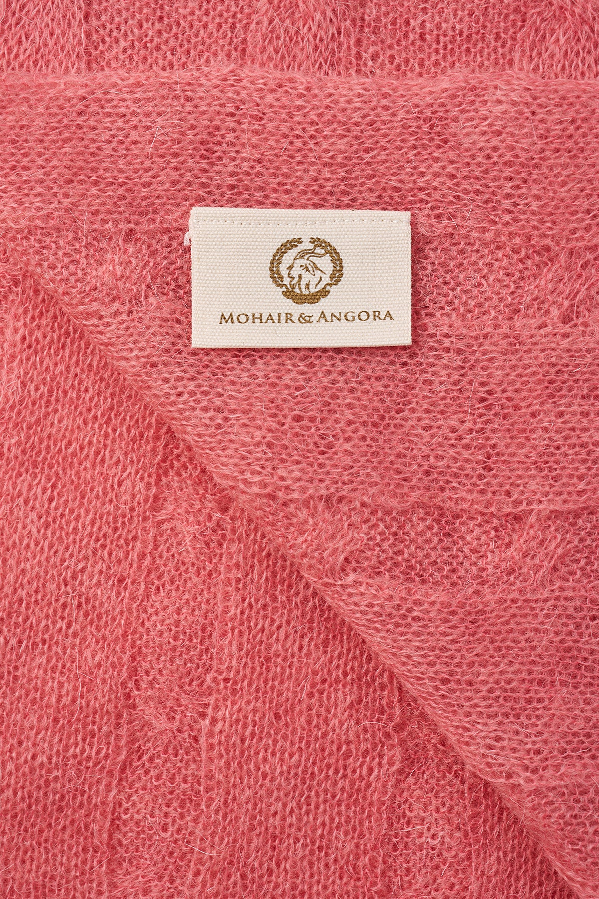 ARINNA SCARF PINK-CABLE KNIT