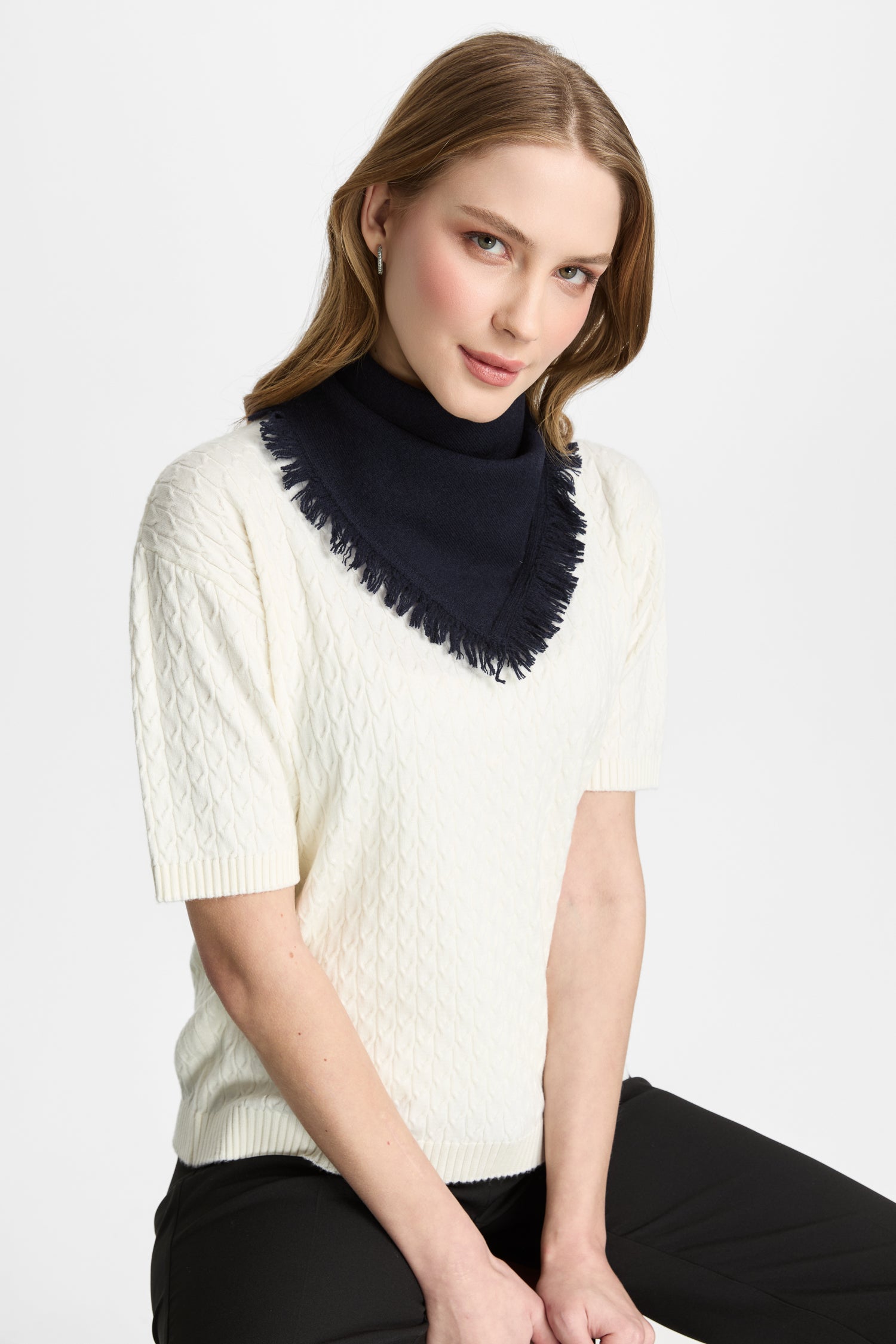 CARIA FOULARD NAVY