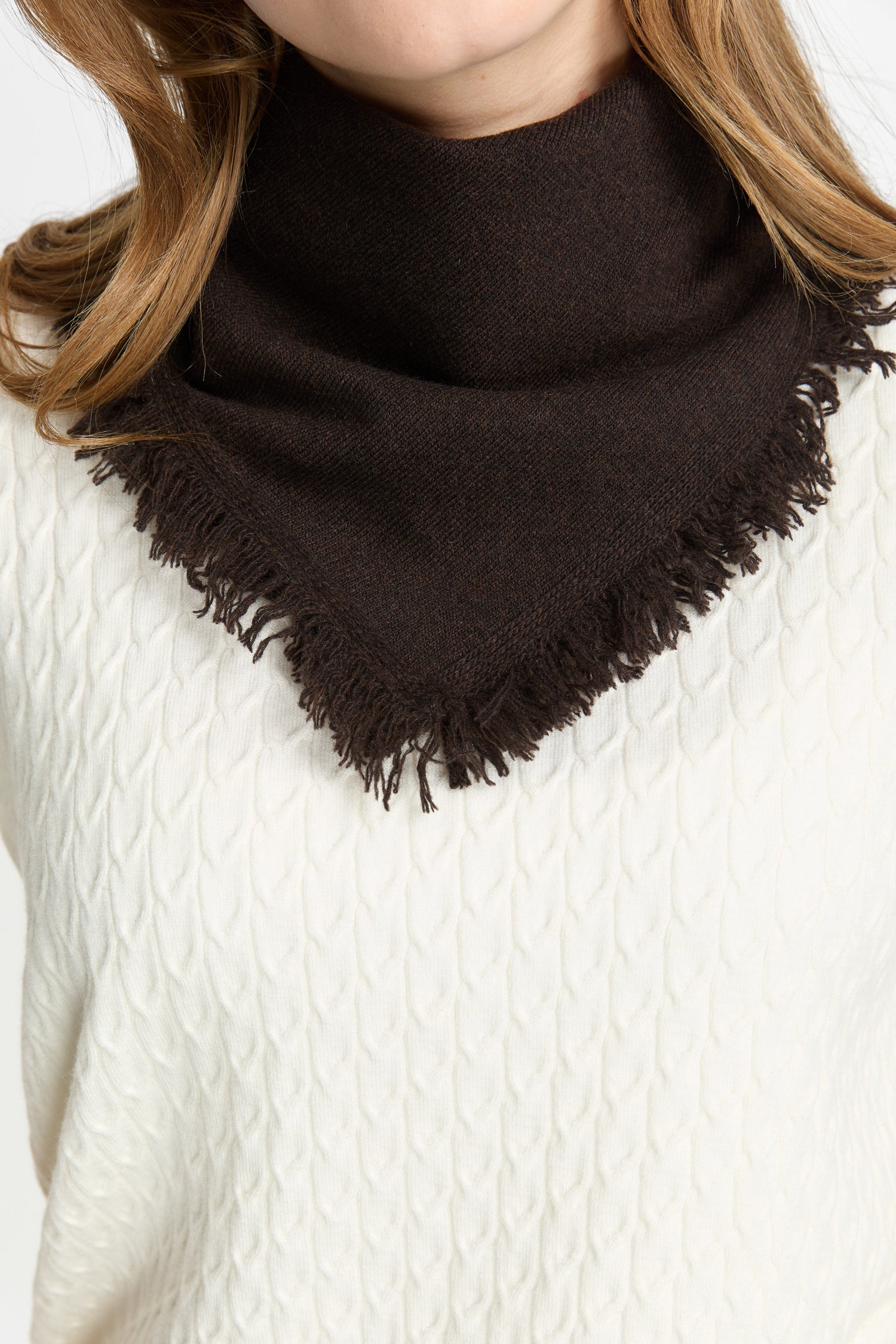 CARIA FOULARD BROWN