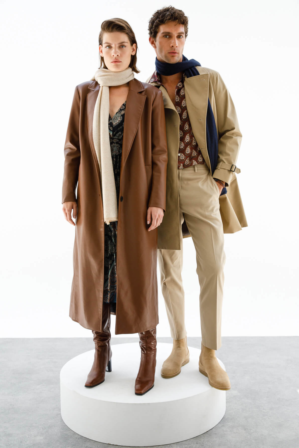 Lydia Sjaal Ecru Beige