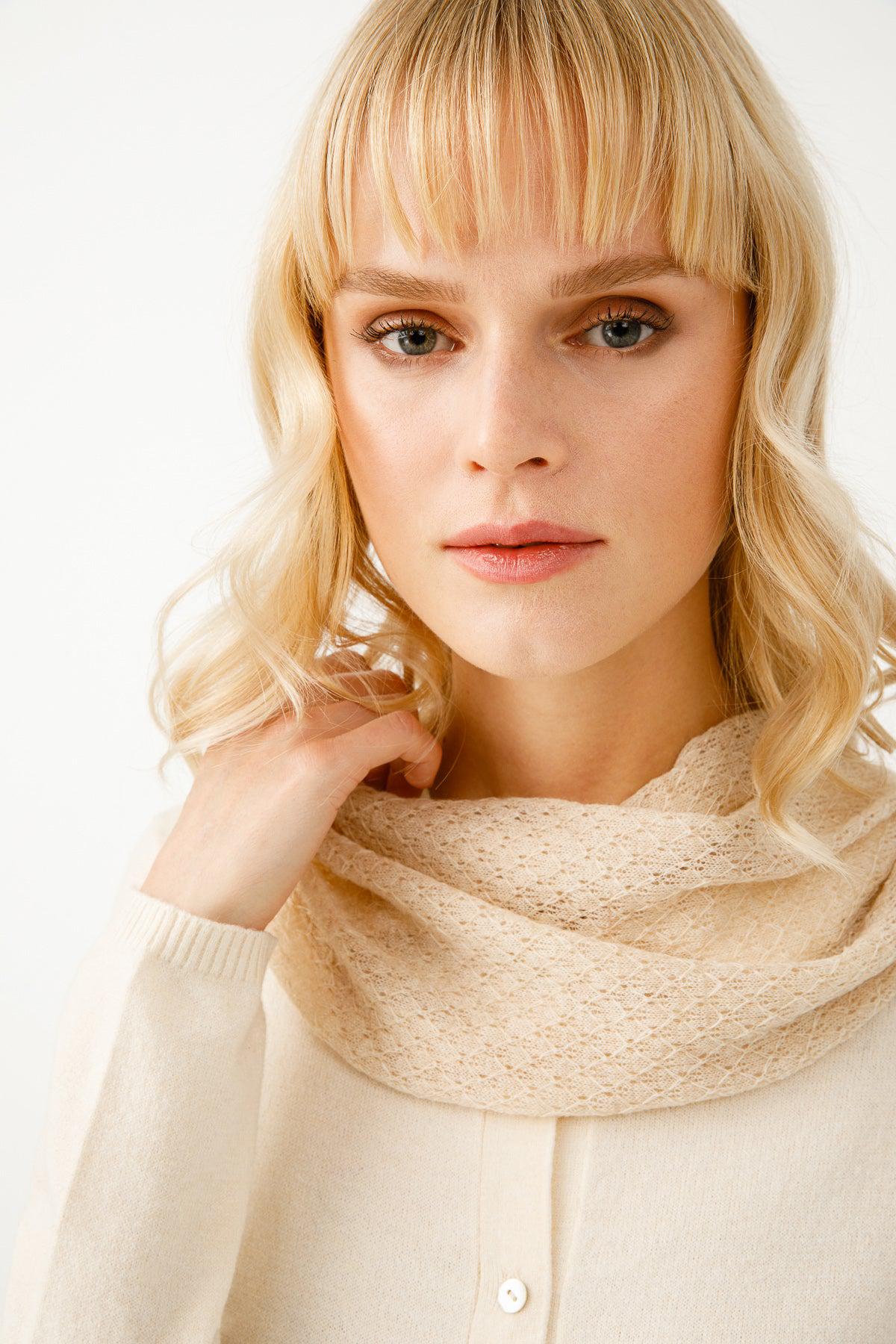 DIAMANT SJAAL-BEIGE